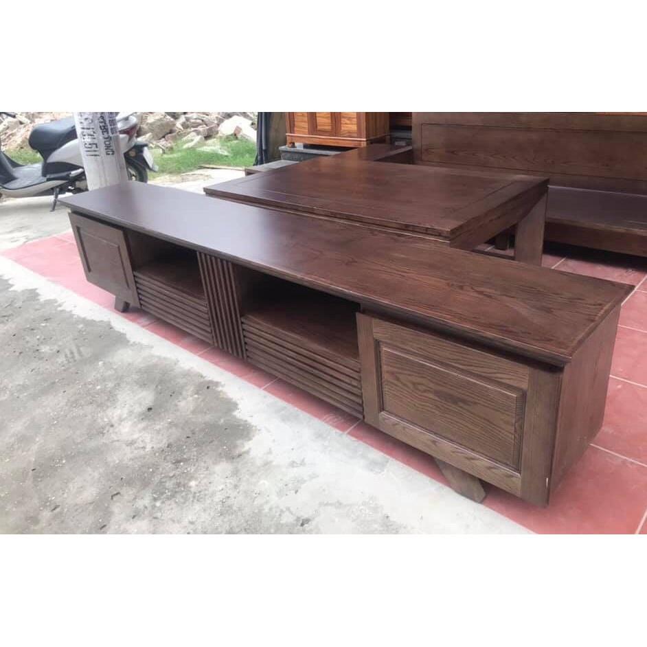 Kệ tivi phẳng xếp ly từ 1m8 đến 2m