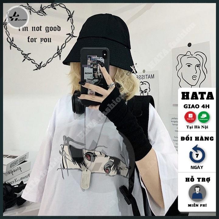 Áo thun unisex nữ tay lỡ , áo thun giá rẻ HATA Fashion tay lỡ form rộng vải mát mềm mịn mã ZQ35