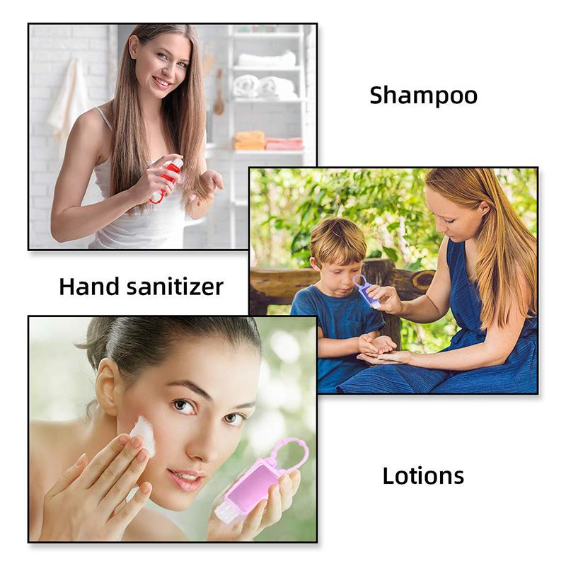 Set 5 Lọ Rỗng Đựng Xà Phòng Du Lịch 30ml / 1oz Có 5 Màu Khác Nhau