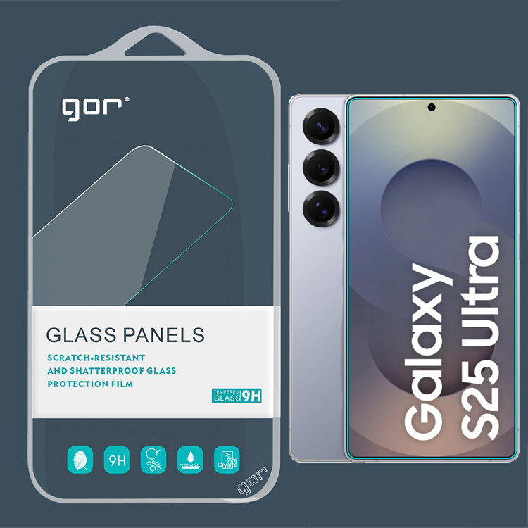 Kính Cường Lực GOR cho Samsung Galaxy S25 Ultra (Bộ 2 Miếng) - Hàng Chính Hãng