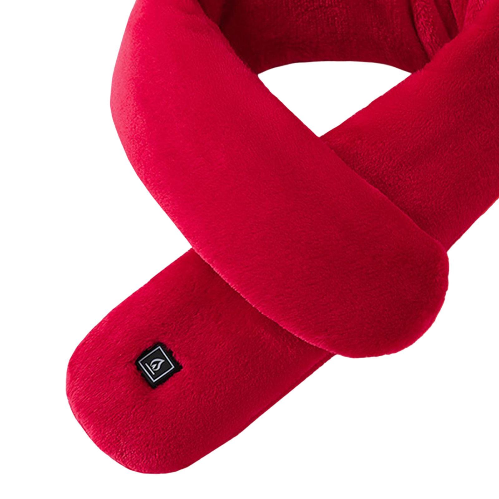 Electric Heated Scarf Shawl Neck Warmer Scarfs Neckerchief Warm Windproof USB Heating Scarf for Camping, Outdoor, Biking, Indoor, Walking