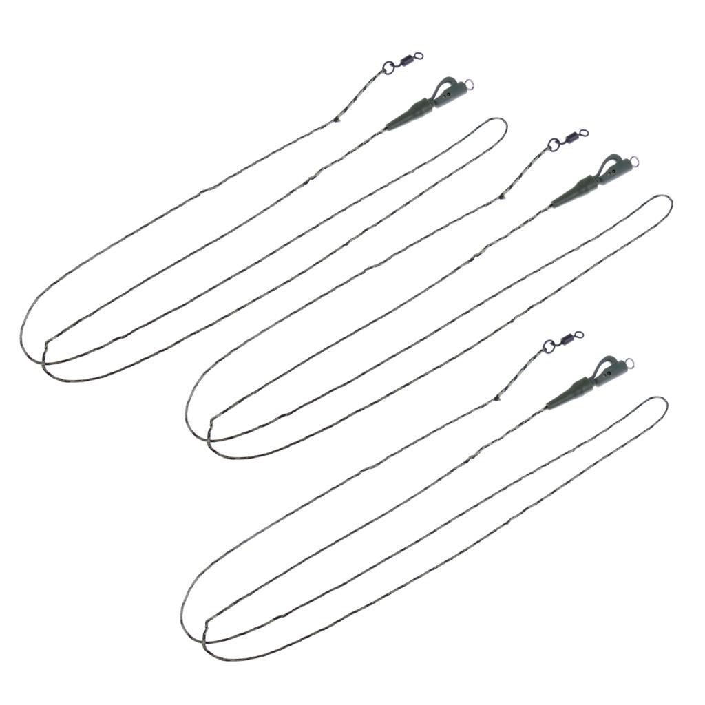 Carp Fishing Hair Rig with Lead Clip Swivel Carp Rig Fishing Tackle A001