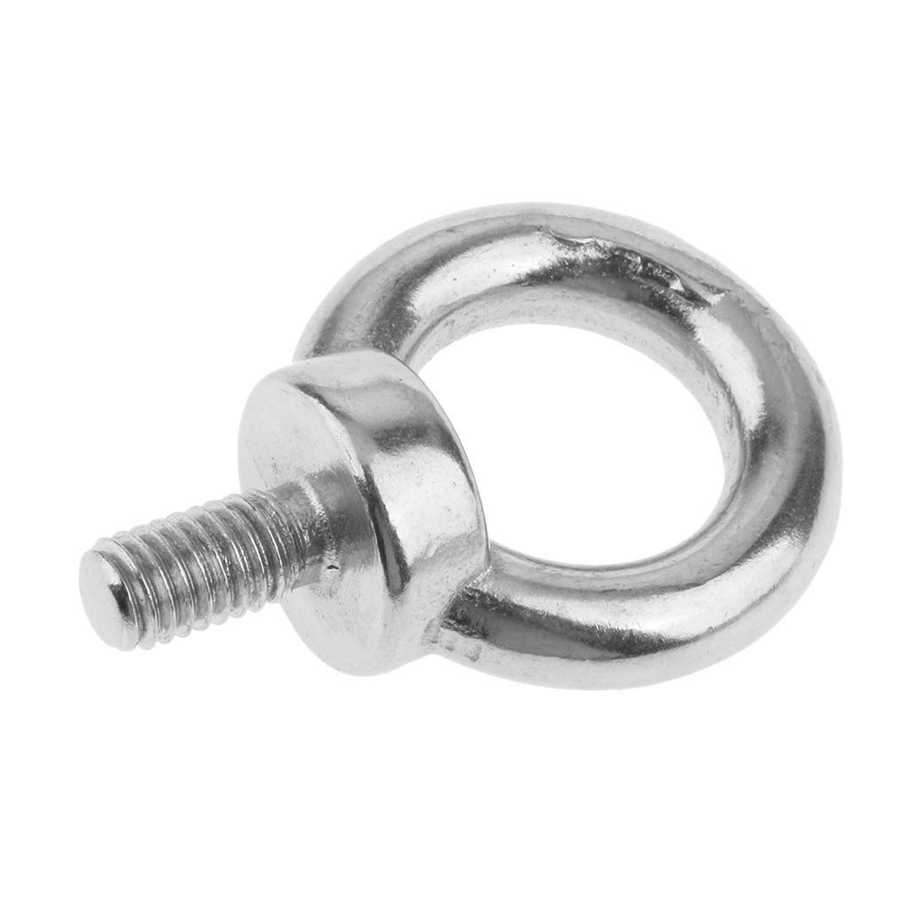 10pcs M8 Marine Boat Stainless Steel   Eye Screw