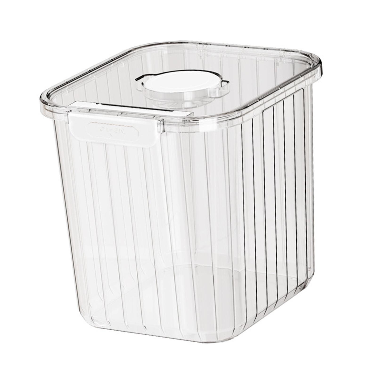Clear Food Grain Storage box Storage Bin Sealed Lid for Sugar