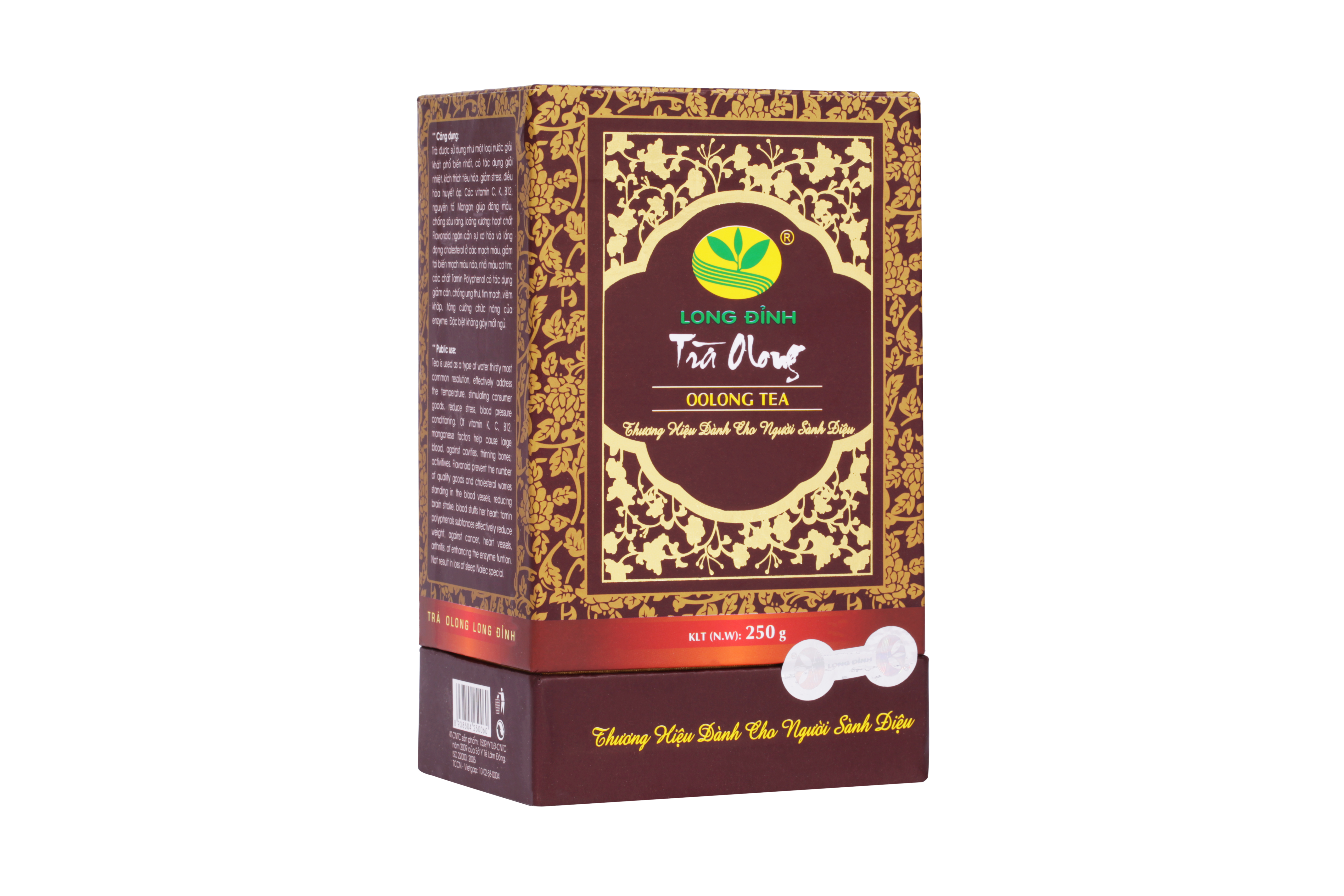 Bộ trà Ô long Lễ nâu Long Đỉnh
