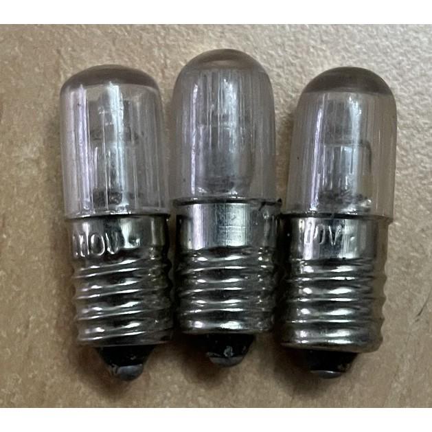 COMBO 10 bóng đèn tín hiệu 110V 1W ĐUÔI XOÁY E10 (10x25MM)