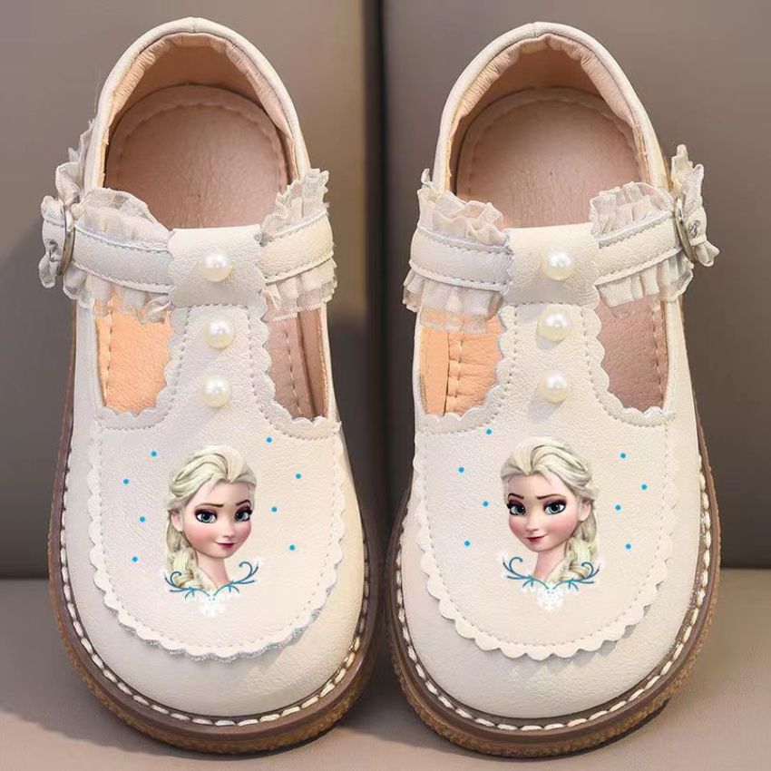 Giày búp bê bé gái giày vintage tiểu thư công chúa Elsa cho bé gái đế bệt trẻ em nữ 2 tuổi - 10 tuổi