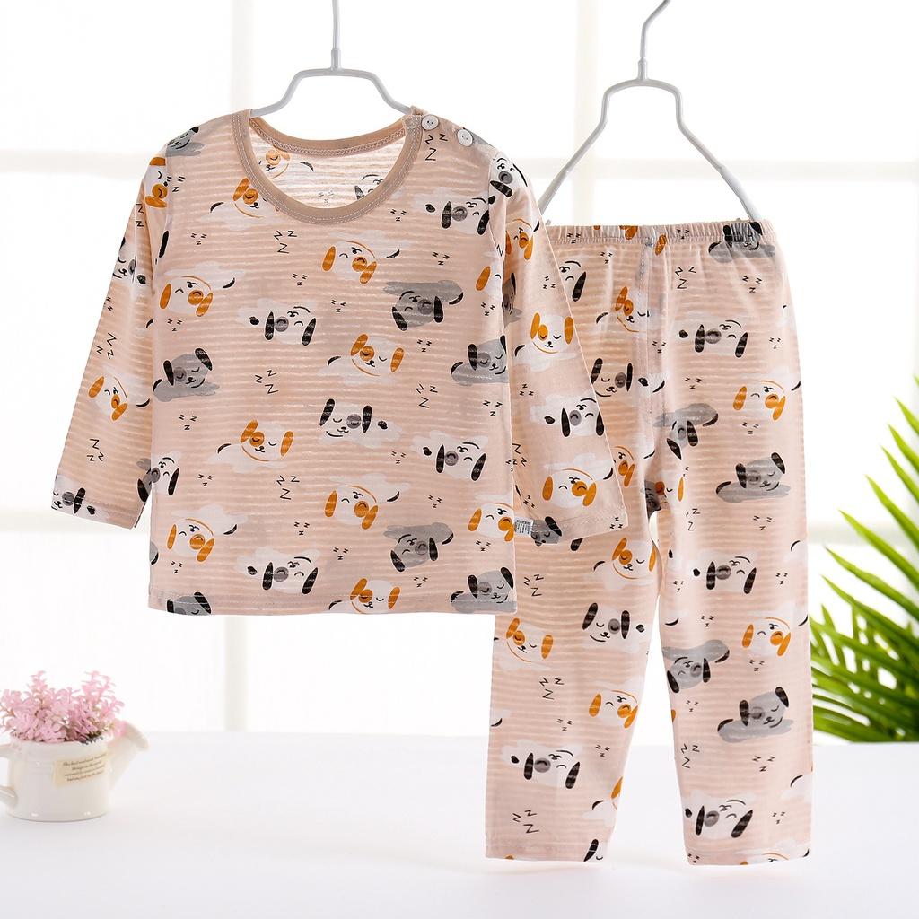 BT2 Size 100-140 Bộ thun bé thu đông 100% cotton tre siêu thấm hút THỜI TRANG TRẺ EM