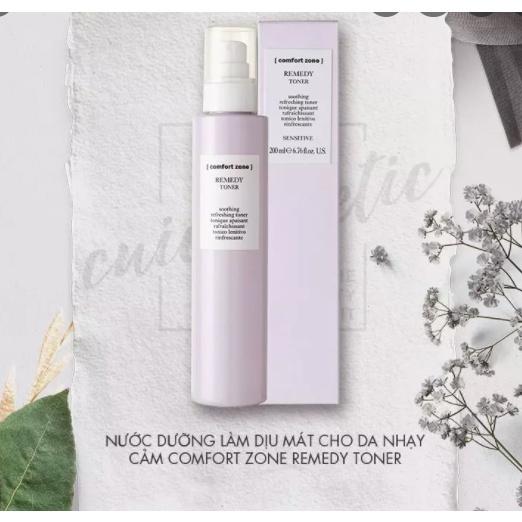 Nước hoa hồng giúp cân bằng và làm dịu da REMEDY TONER Comfort Zone 200ml
