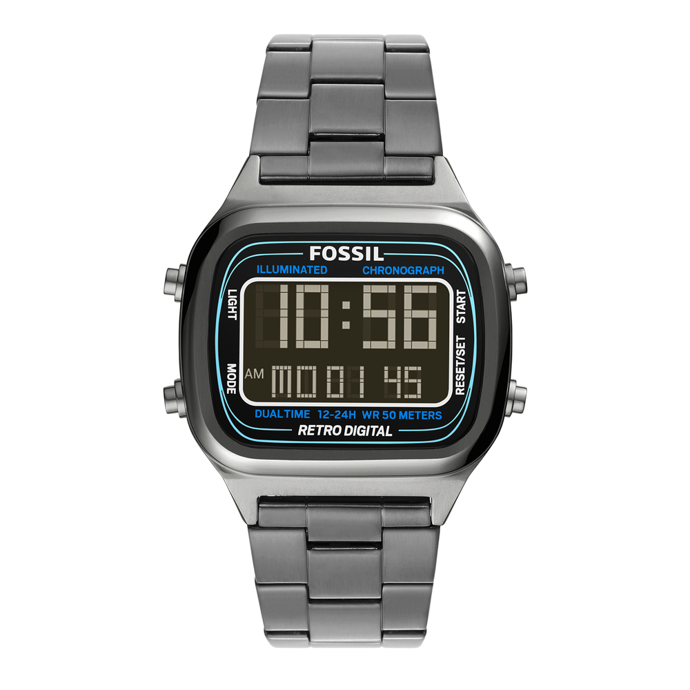 Đồng hồ nam Fossil dây MIXED FS5846 - màu xám