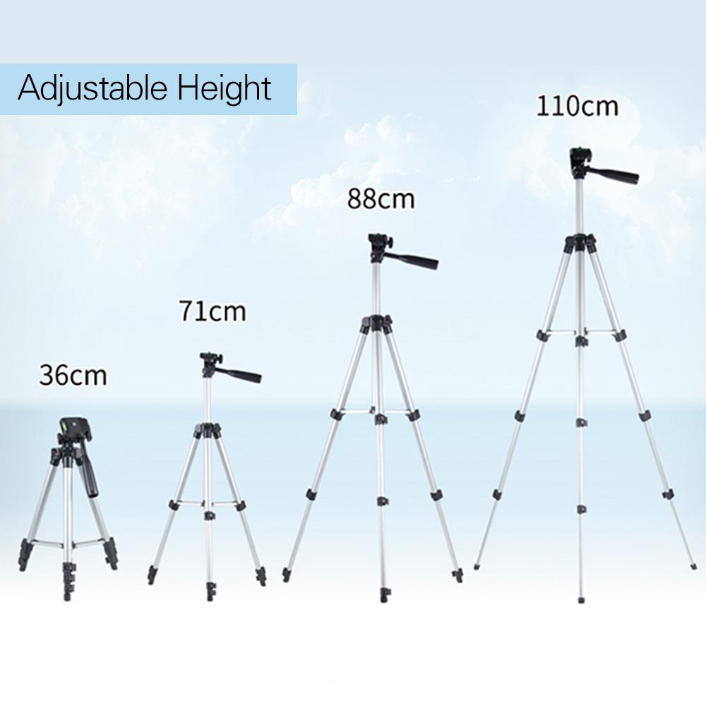 Chân máy chụp ảnh,quay video nhẹ chiều cao 14,1-43,3 inch có thể điều chỉnh được