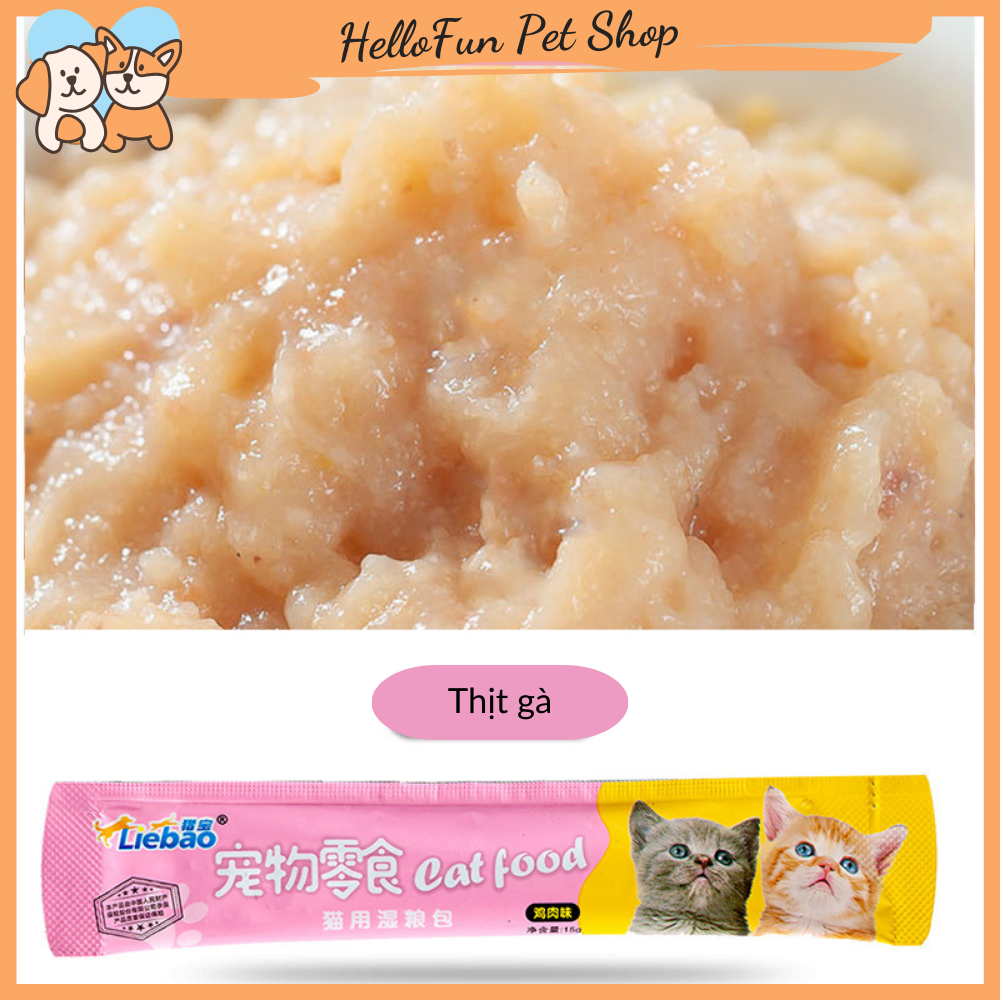 Combo 10 chiếc súp thưởng cho mèo giá rẻ Pet Snacks, Ciao, Shizuka, Cat Food