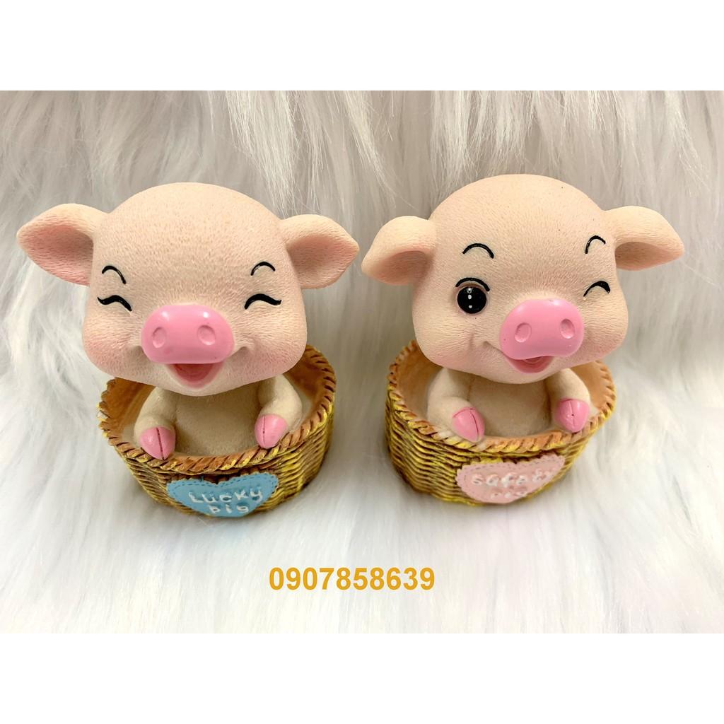 Tượng Heo - Lợn May Mắn Siêu dễ thương ( Lucky Pig và Safety Pig)