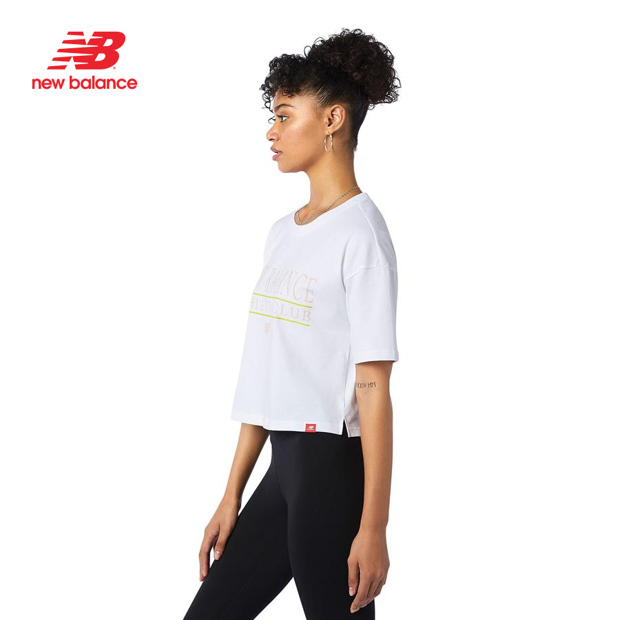 Áo thun tay ngắn thời trang nữ New Balance Essentials Athletic Club - WT13509WT (Form Quốc Tế)