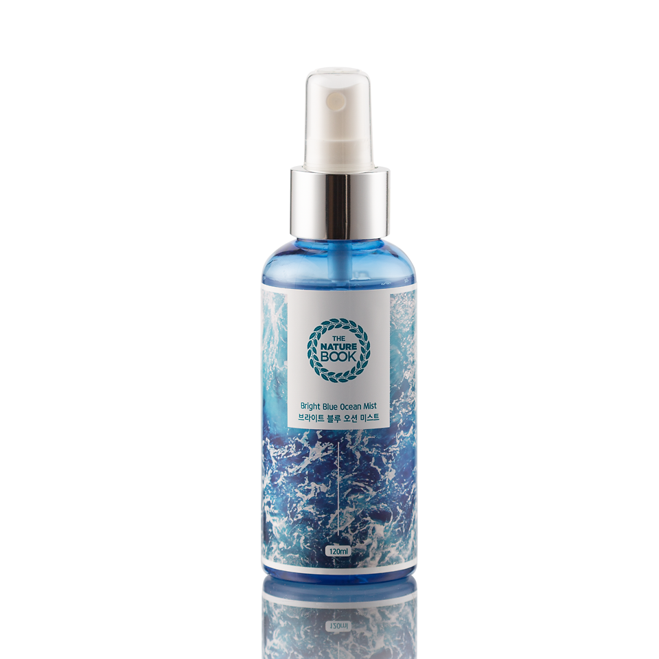 Xịt Khoáng Dưỡng Ẩm Làm Trắng Da The Nature Book The Nature Book Bright Blue Ocean Mist - 120ml