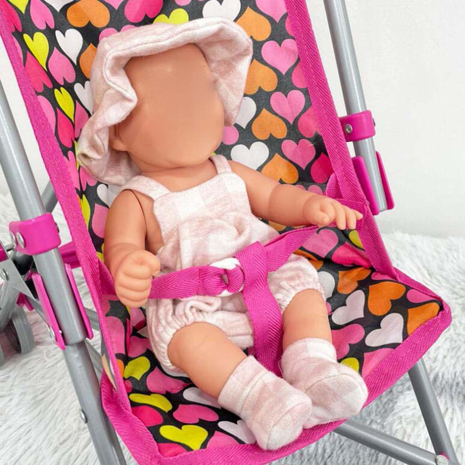 Buggy Pushchair Lightweight for Birthday Pretend Play Set Toys Accessories