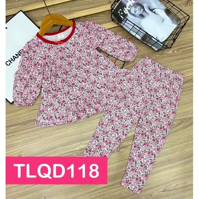 Bộ babydoll tay lửng quần dài thun borip xuất khẩu size đại cho bé gái từ 22 đến 40kg - HOT TREND 2020 - pikakids