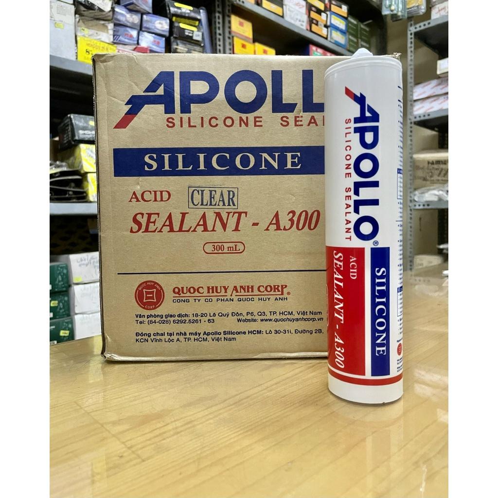 Keo silicone A300 Acid Trong/Sữa 300ml