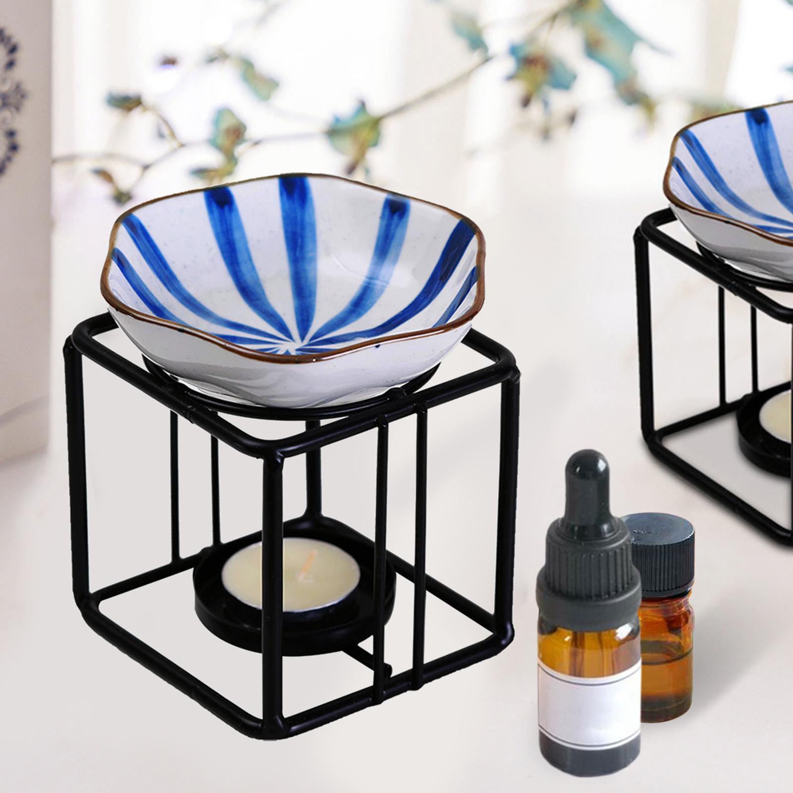 Essential Oil Burner Wax melt Burner, Bird Nest Candle tealight Holder Warmer Aromatherapy Wax Candle Tart Burner Diffuser for Home Bedroom Decor