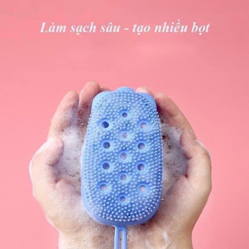 Combo 2 bông tắm hàn quốc 2 mặt tạo bọt