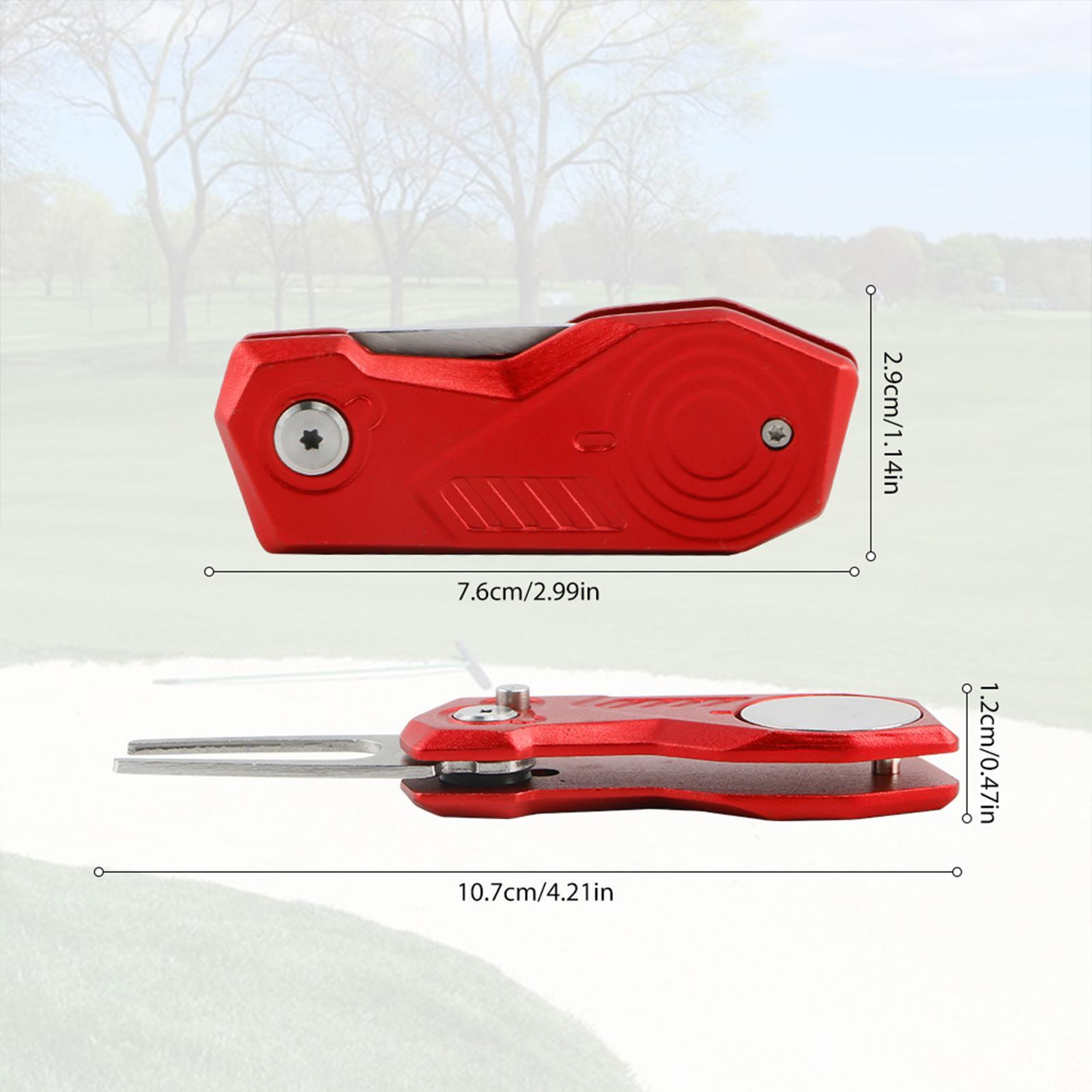 Golf  Tool Golf Supplies Folded Golf Accessories Pitch Mark Repair Fork