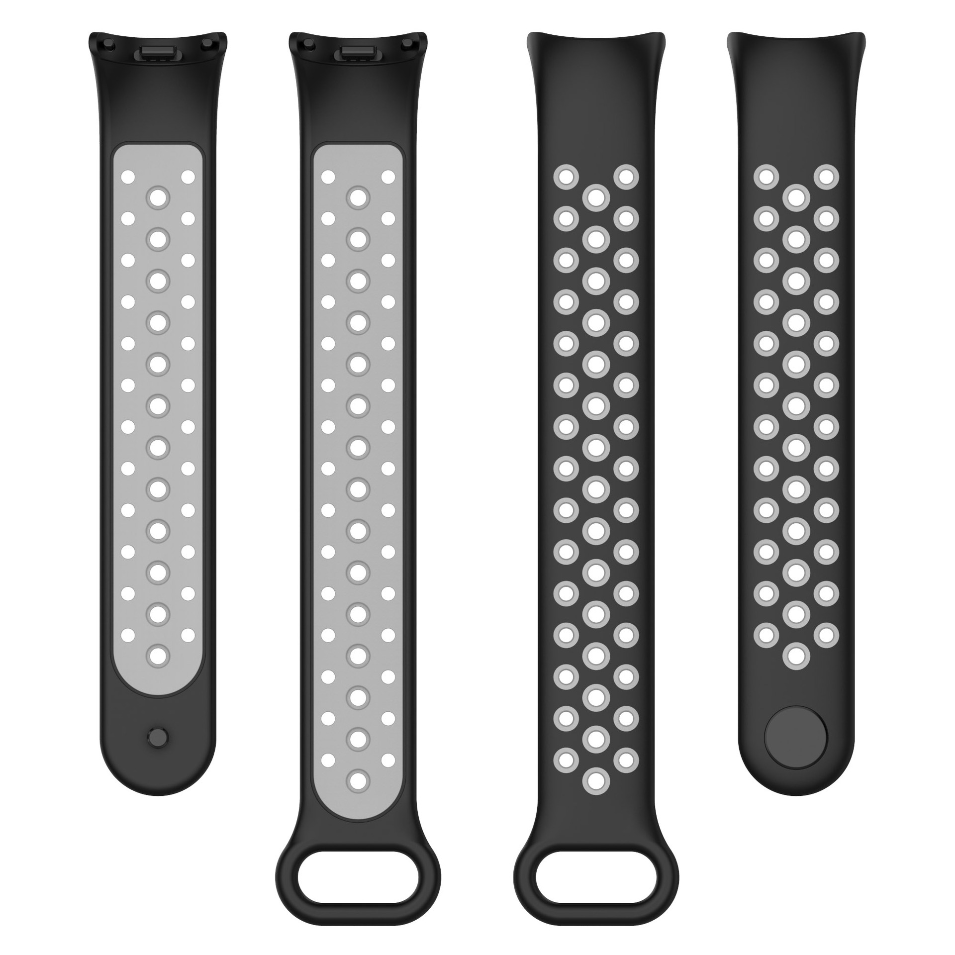 Dây đeo Silicone Sporty thay thế cho Xiaomi Mi Band 8 / Xiaomi Mi Band 9 - Hàng Chính Hãng