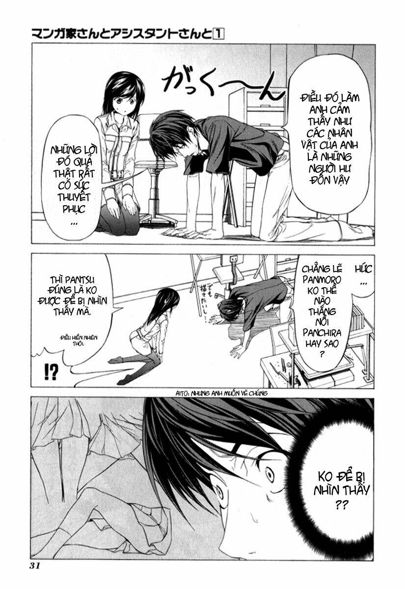 tác giả manga và cô phụ tá chapter 3 5