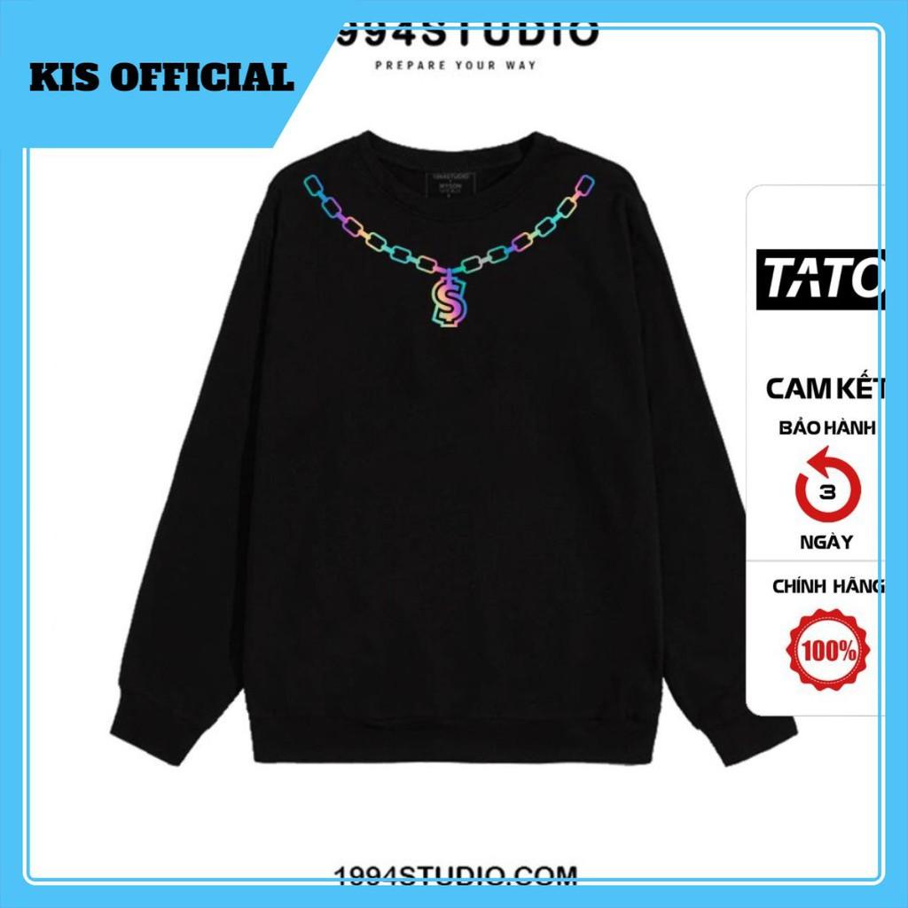 Áo Sweater in hình Money Necklace Phản Quang 7 màu Áo nỉ Nam Nữ Dài tay Unisex in hiệu ứng Hologram TATO_OFFICIAL