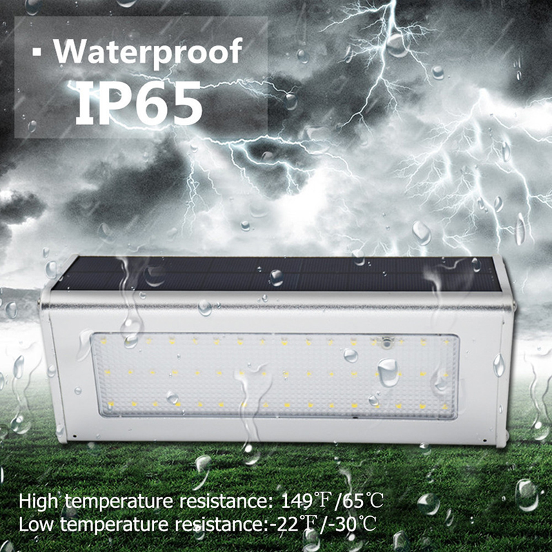 Đèn năng lượng mặt trời Solar light 4 chế độ sáng cảm ứng chuyển động, vỏ nhôm pin phosphate sắt 4500mAh, ánh sáng trắng