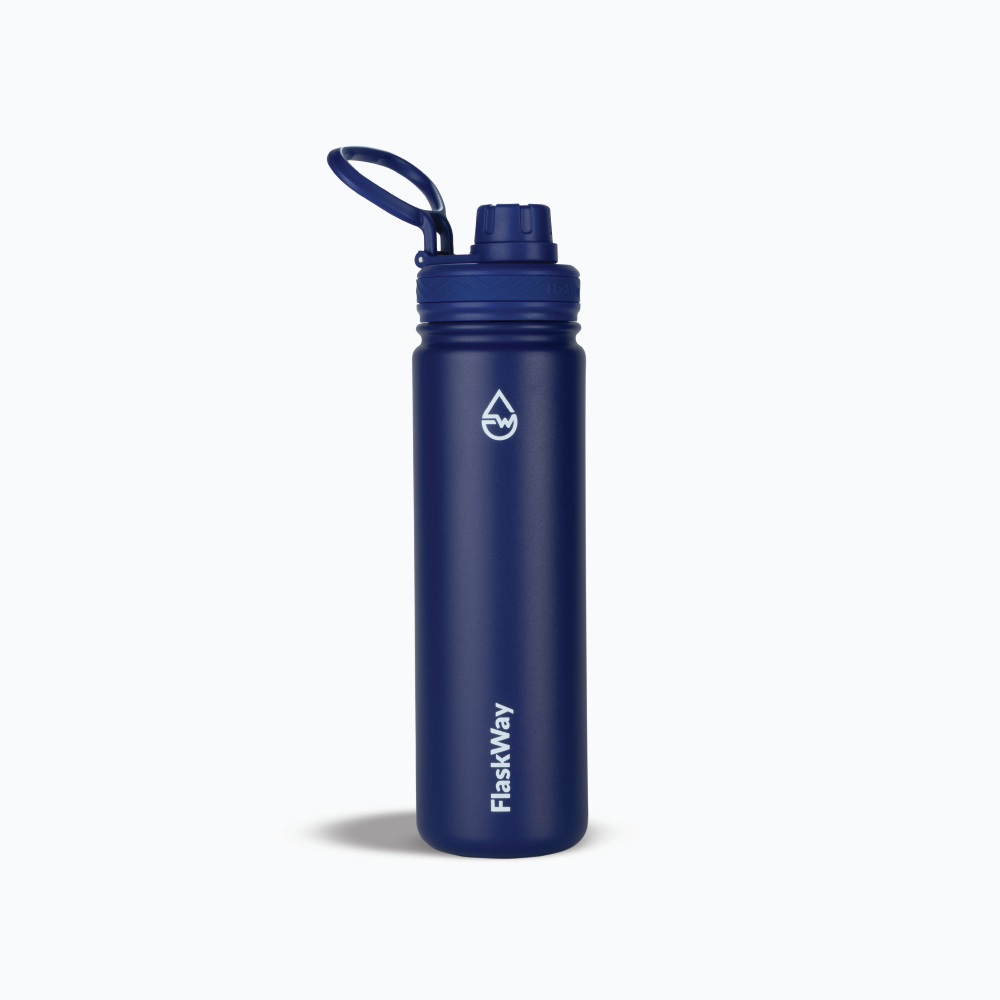 Bình giữ nhiệt FlaskWay xanh dương Deep Blue 22oz (650ml)