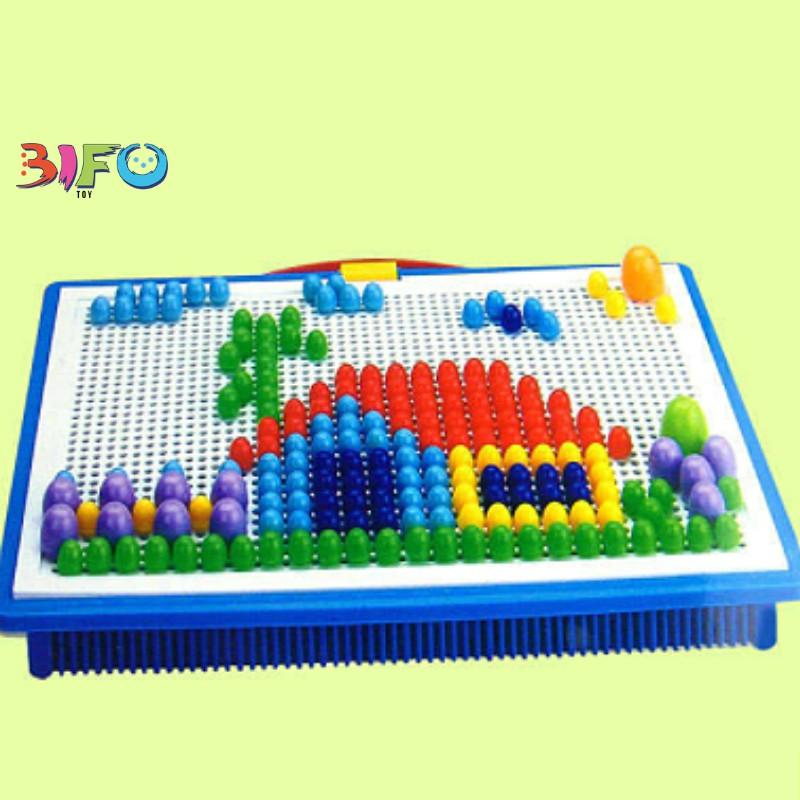 Bộ xếp hình cho bé hình nấm 296 chi tiết giúp bé phát triển trí thông minh sáng tạo