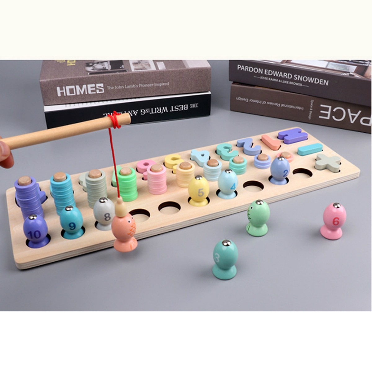 Đồ chơi trí tuệ - Đồ chơi giáo dục - Giáo cụ Montessori bằng gỗ MK002