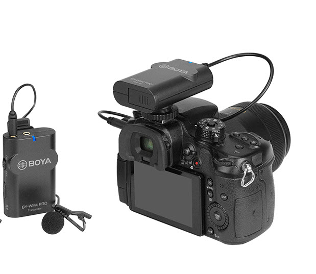 QUÀ TẶNG LÊN TỚI 359K -ROGTZ -  Micro không dây WM4 Pro K1 (thế hệ mới) sử dụng cho điện thoại, máy quay BY-WM4 PRO Wireless Lavalier Lapel Microphone for iPhone Android Smartphone DSLR Cameras Youtube Recording Streaming Vlog Hàng Chính Hãng