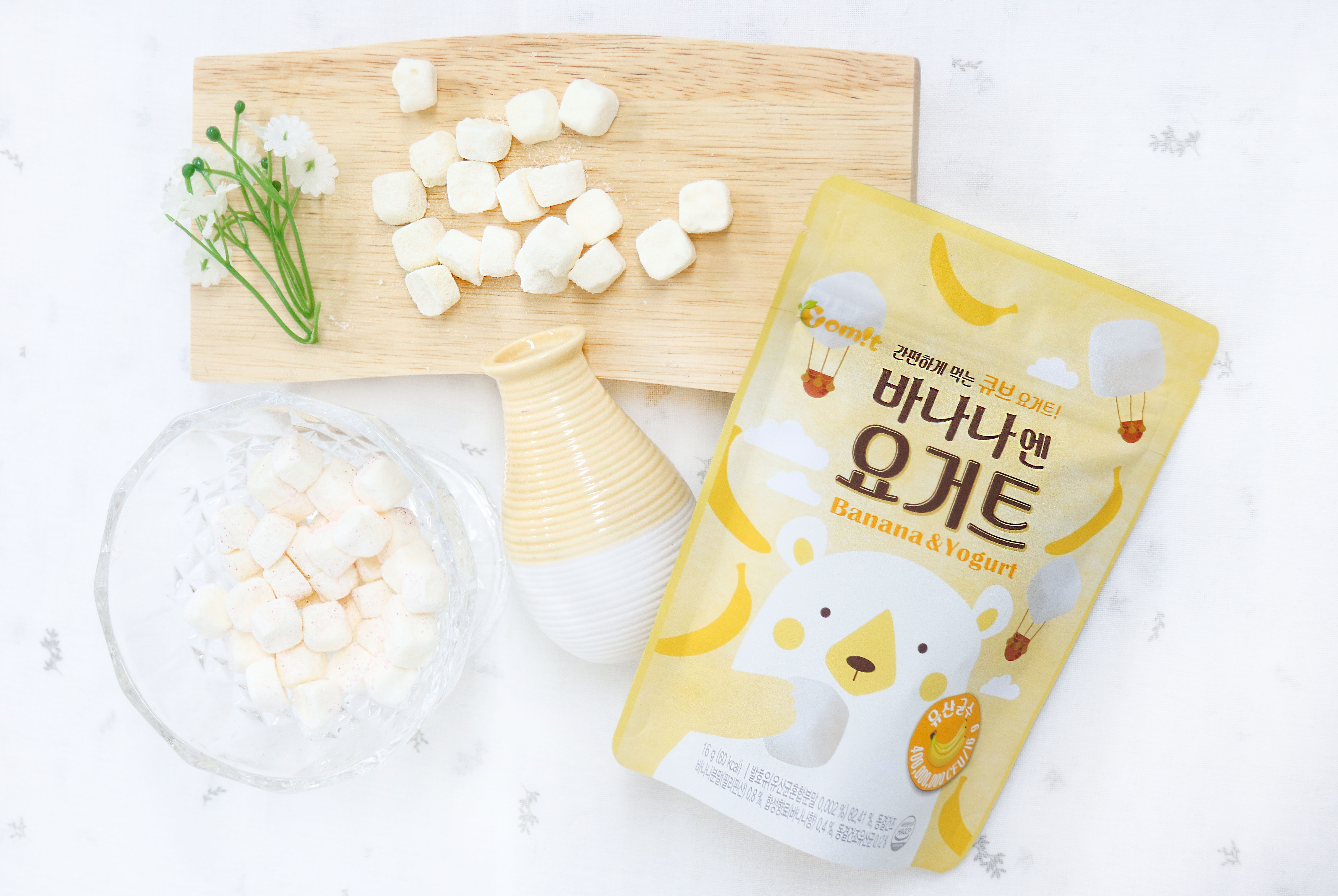 4 GÓI SỮA CHUA HOA QUẢ SẤY YOMIT HÀN QUỐC CHO BÉ