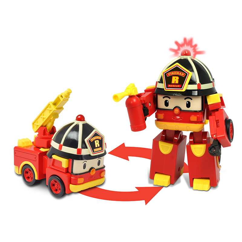 Đồ Chơi Robot Biến Hình Xe Cứu Hộ Roy Có Ánh Sáng ROBOCAR POLI 83093