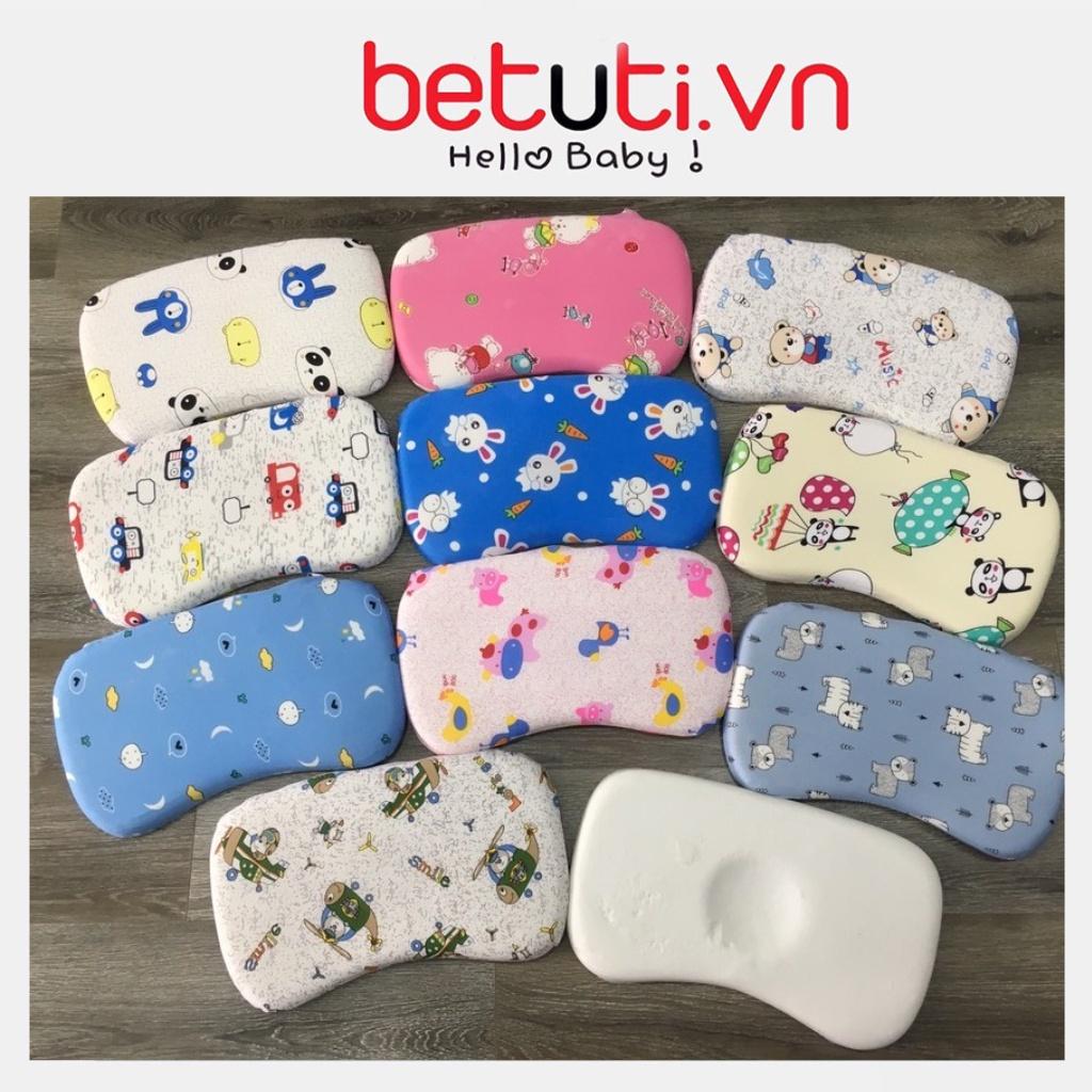 Gối cao su non Việt Nam có lõm chống méo đầu -Amina