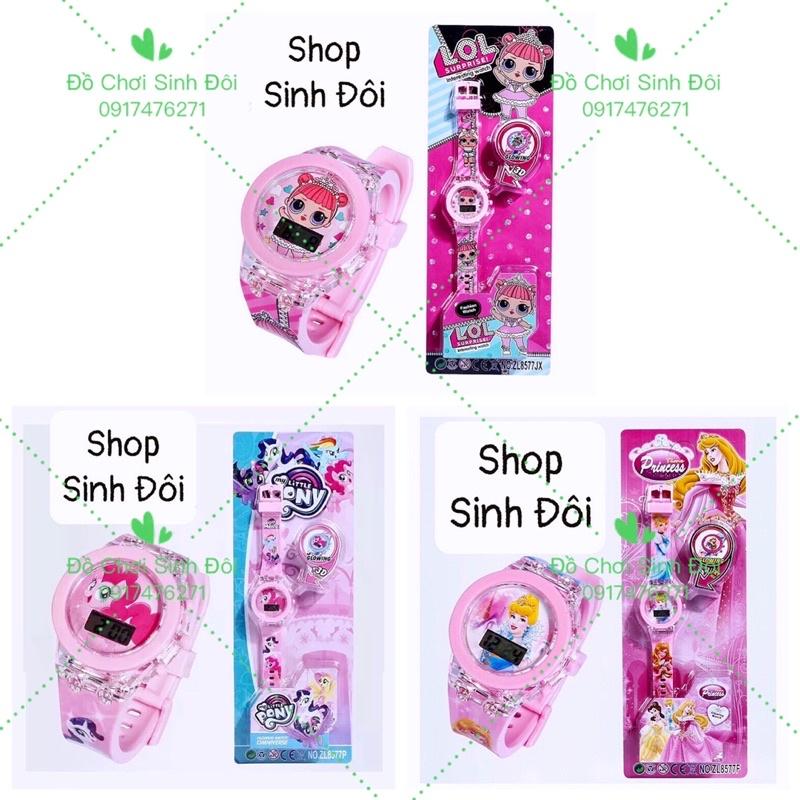 Đồng hồ bé gái có đèn