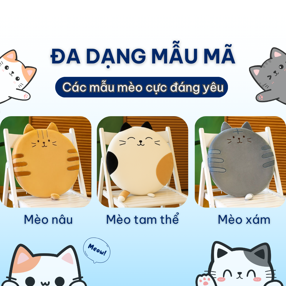 Đệm Lót Ghế Ngồi Cao Su Non Ánh Sao Êm Mềm Chống Ê Đệm Ngồi Bệt Miếng Lót Ngồi Decor Sofa Văn Phòng Nệm Lót Ghế