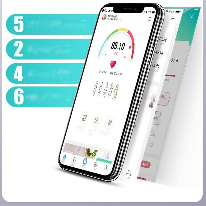 Cân Điện Tử Đo Sức Khỏe Thông Minh Kết Nối Bluetooth Đo Tỷ Lệ Mỡ, Nước Trong Cơ Thể Hàng Nhập Khẩu Mỹ