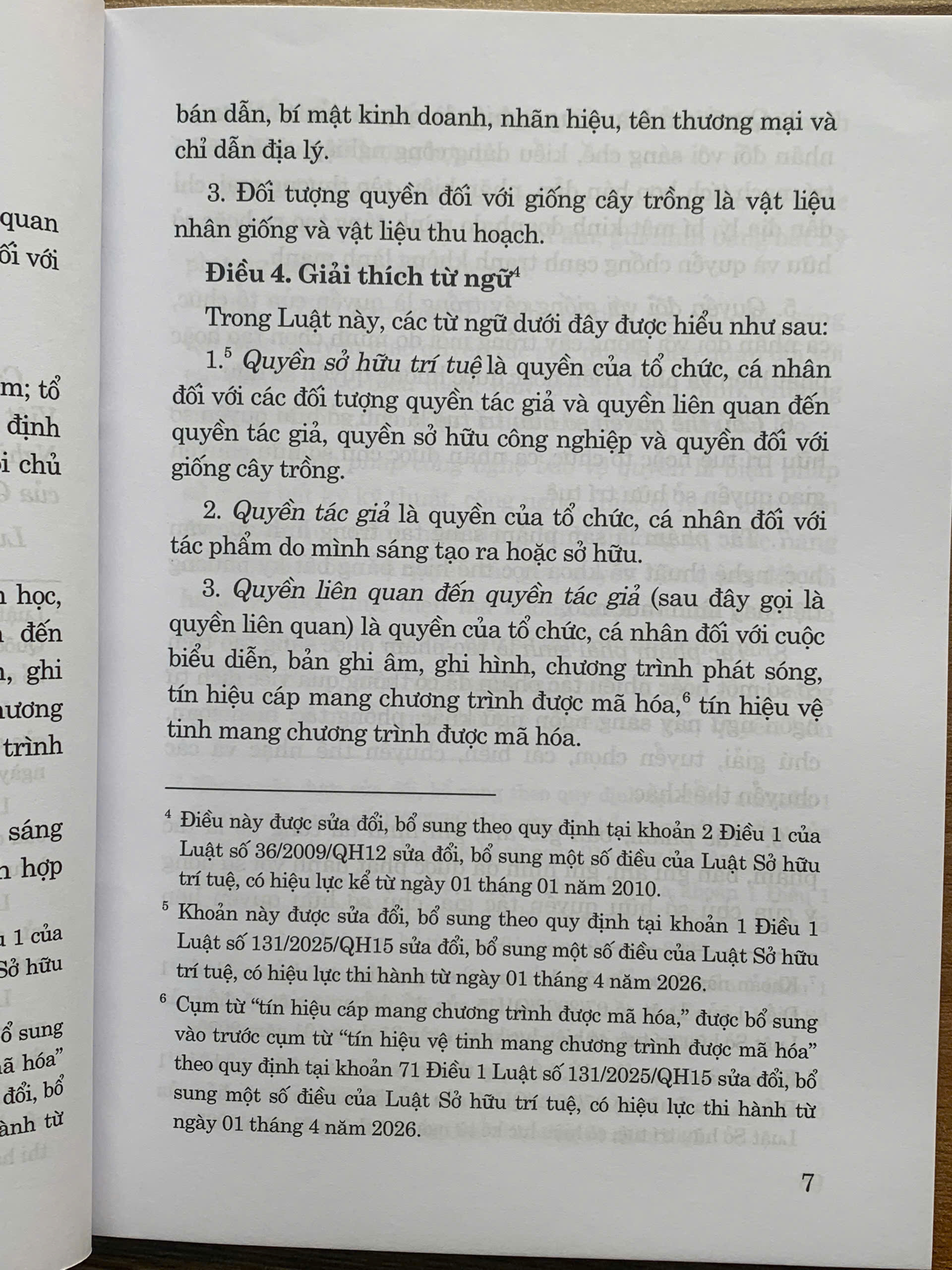 Luật Sở hữu trí tuệ (Hiện hành)- Sửa đổi, bổ sung năm 2025