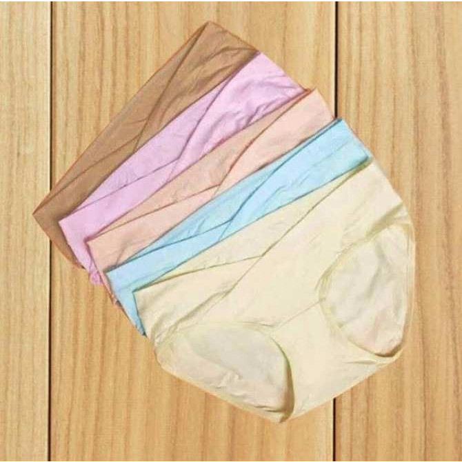 set 5 quần lót bầu lưng chữ V chất cotton co giãn