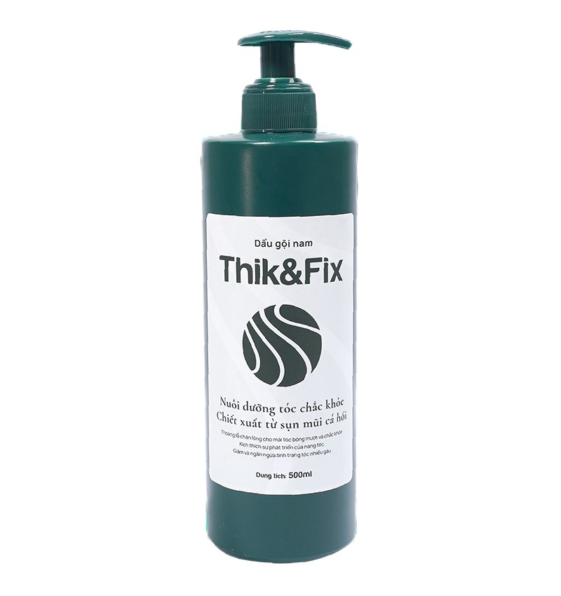 Bộ sản phẩm Thik &amp; Fix - Hỗ trợ mọc tóc, phục hồi tóc hư tổn, ngăn gàu ngứa, ngừa tóc gãy rụng dành cho Nam