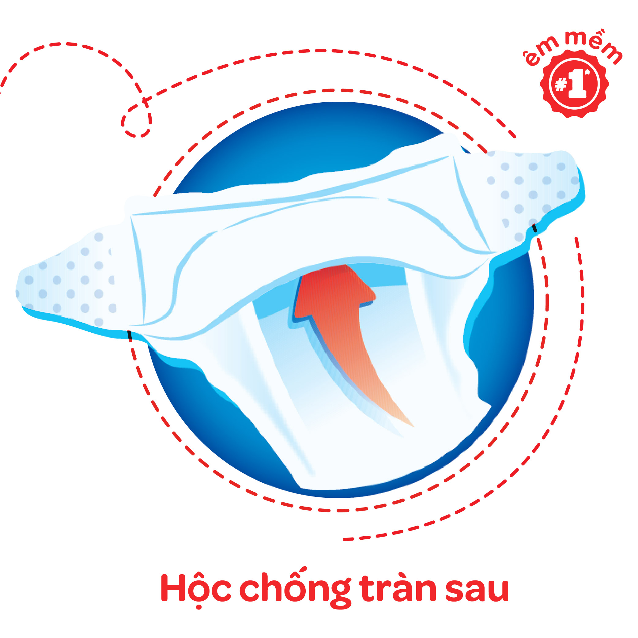 Tã dán sơ sinh Huggies NB74 (dưới 5kg) - Gói 74 miếng + Tặng 10 miếng