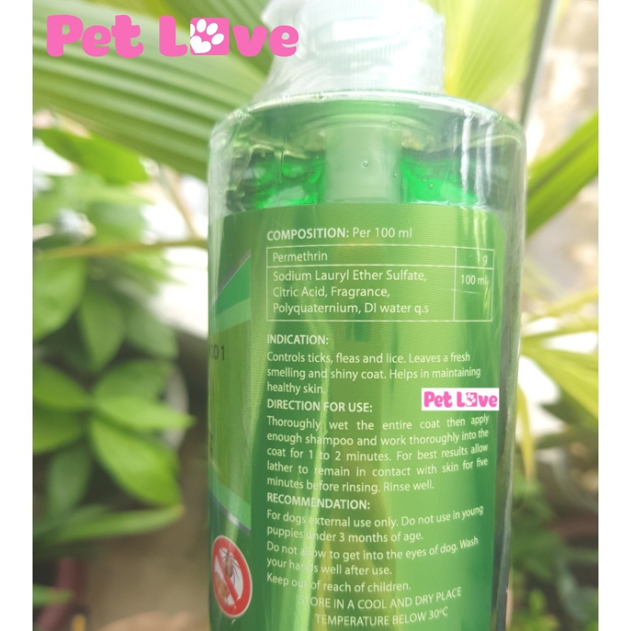 Sữa tắm Bio Care (450ml) diệt ve rận, bọ chét, khử mùi chó mèo