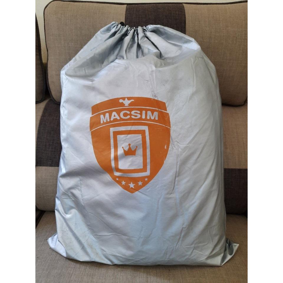 Bạt phủ ô tô thương hiệu MACSIM dành cho Vinfas Lux SA - màu đen và màu ghi - bạt phủ trong nhà và ngoài trời