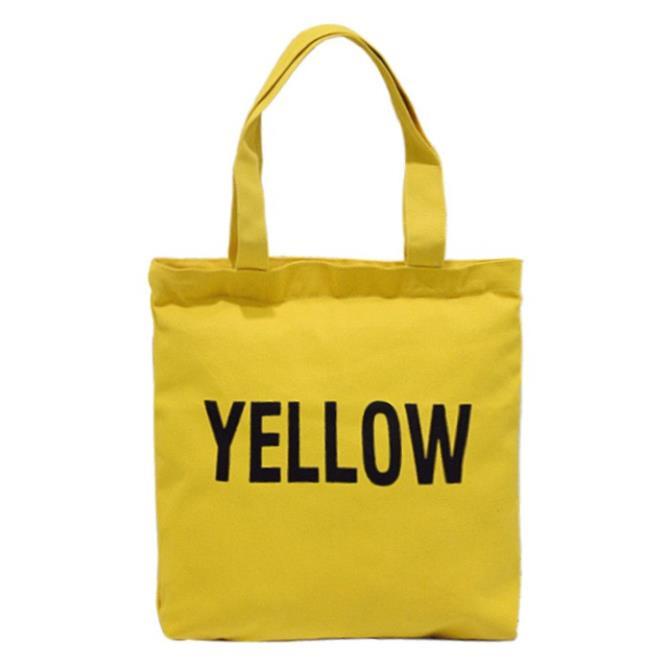 Túi tote Vải canvas mềm Đẹp Cực Hot đựng vừa a4 Túi vải xinh nhiều hình