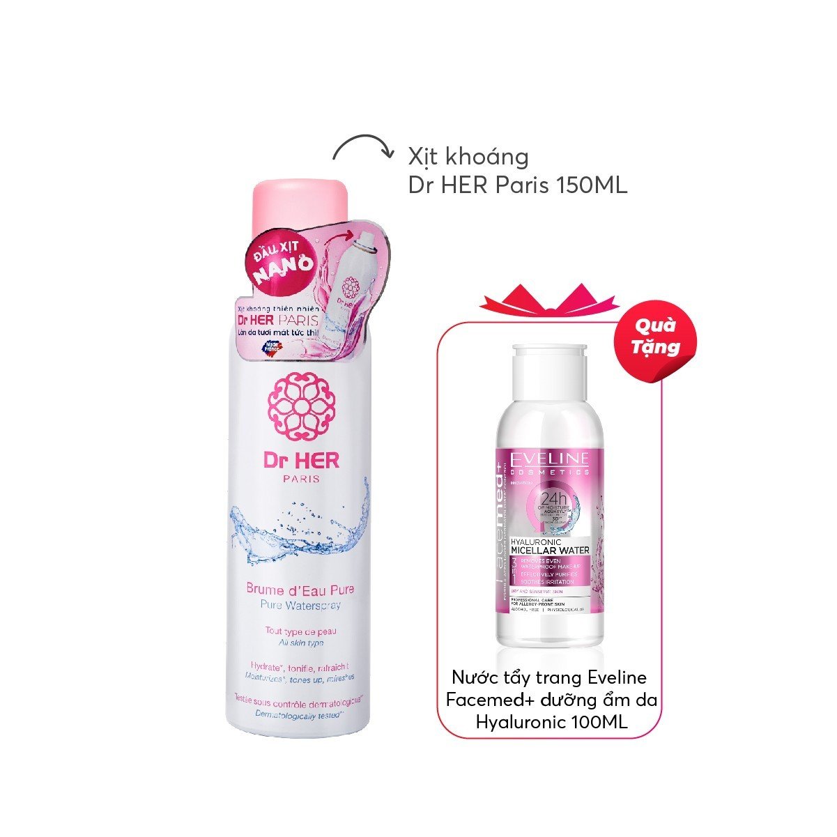 Xịt Khoáng Pháp Dr Her - 150Ml