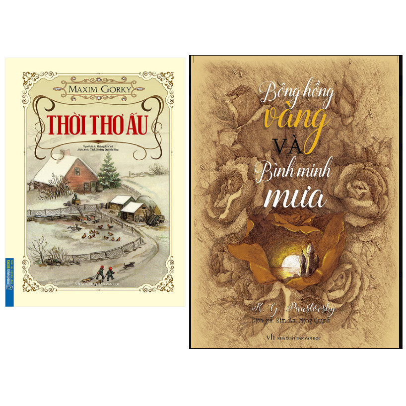 Combo Thời Thơ Ấu +Bông Hồng Vàng Và Bình Minh Mưa