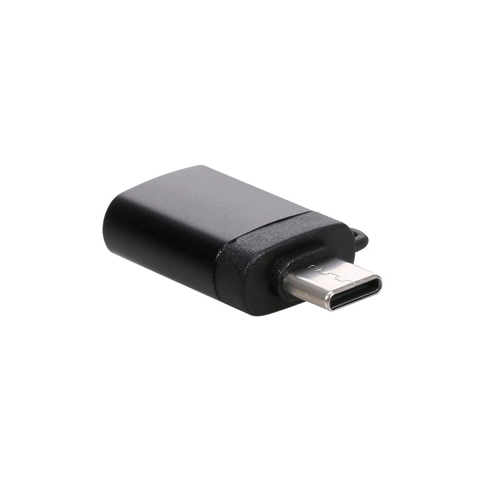 Type-C Adapter Type-C Male to USB3.0 Female OTG Connector Converter Plug and Play Support Mobile Phone Tablet Grey