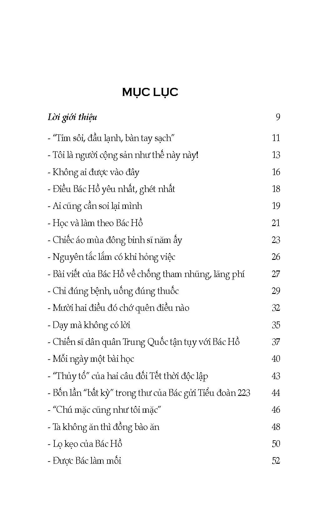 Tấm Gương Bác - Ngọc Quý Của Mọi Nhà - Tim Sôi, Đầu Lạnh, Bàn Tay Sạch